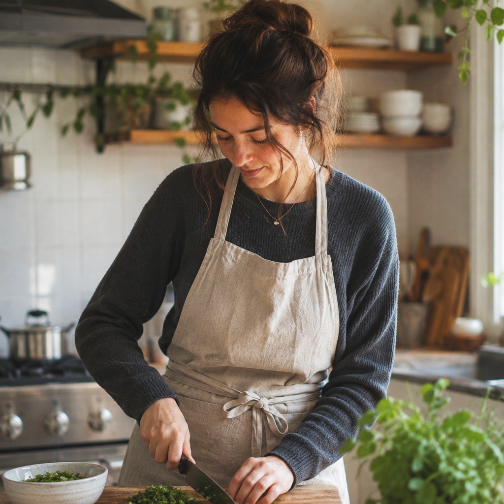 Ava Thorne cooking in her kitchen — 15-minute weeknight dinner recipes